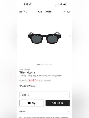 Thierry Lasry Rectangular Sunglasses — PSG